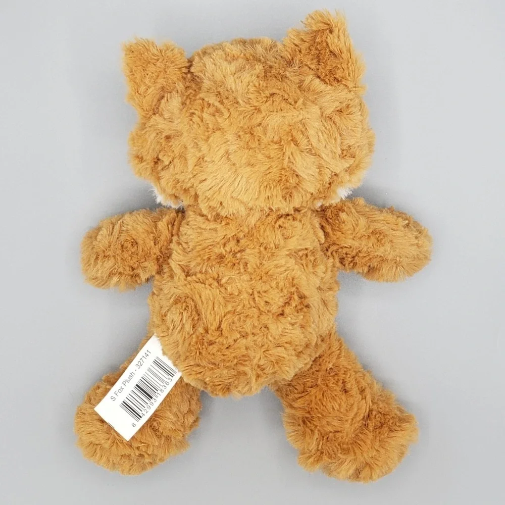 Walmart Fox Heart Plush rust Orange White Red Small 9